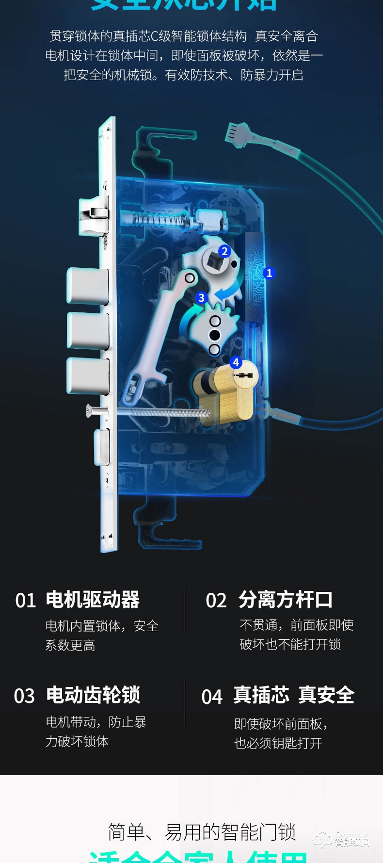 荣事达智能锁 RSD-NMS031G全自动直板密码指纹锁