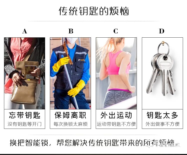 伊派尔人脸识别锁 掌静脉识别锁指纹锁密码锁钥匙锁