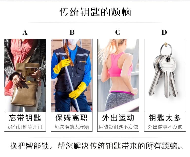 伊派尔人脸识别掌静脉指纹锁家用防盗门锁智能锁密码锁家居智能锁
