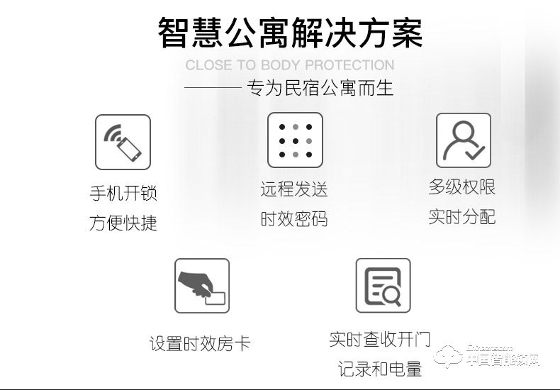 创达至诚指纹锁 酒店公寓智能锁 蓝牙酒店智能锁