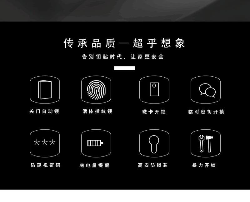 维迪智能锁 指纹锁防盗密码锁