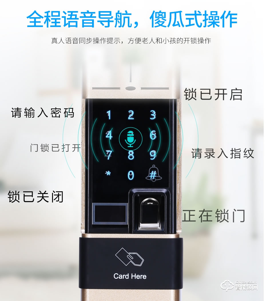 触享智能锁 CXL14系列时尚风智能门锁