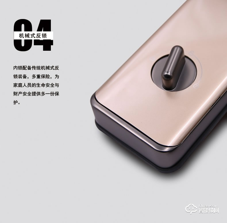 菲斯格乐智能锁 6853家用防盗门智能门锁密码锁
