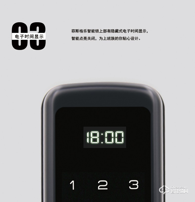 菲斯格乐智能锁 6851家用防盗门智能门锁