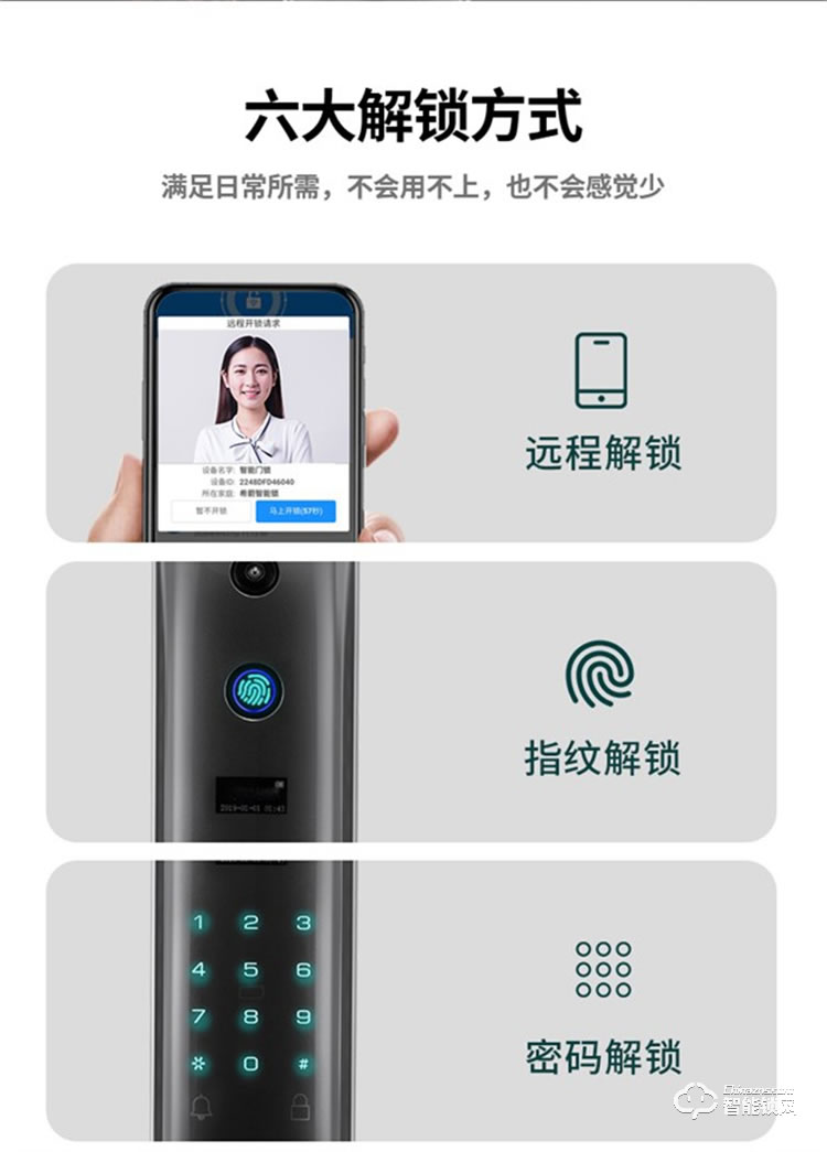 省馨智能锁 A8全自动电子锁家用密码锁