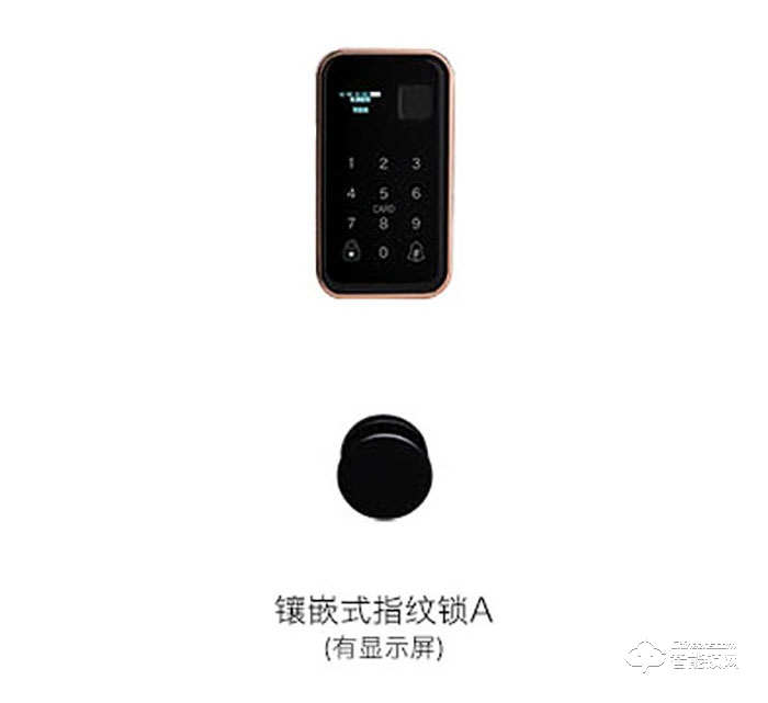 帝德森智能锁 镶嵌式指纹锁A