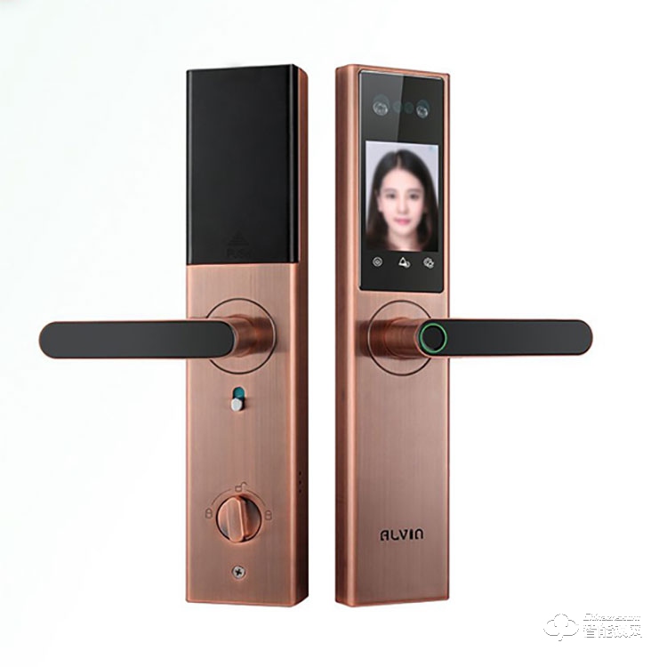 艾尔文智能锁 R3/8016半自动人脸识别智能锁